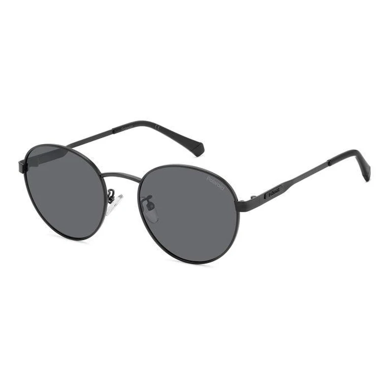 Polarized Grey Round Unisex Sunglasses PLD 2144/G/S/X 0003/M9 52
