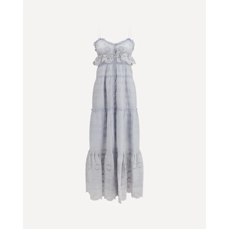 MARANT ETOILE Paule long ruffled Dress Female 36