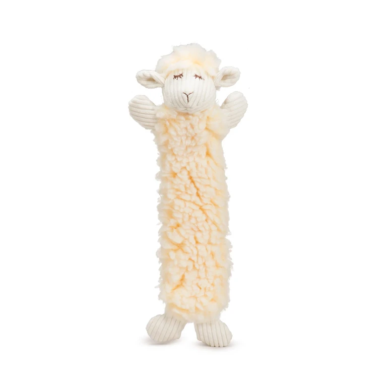 Louise Lamb Fluffer Long & Lovelie Durable Plush Dog Toy