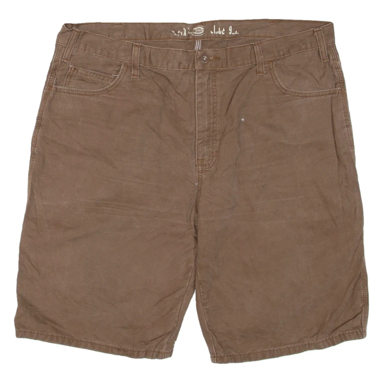 DICKIES Mens Workwear Shorts Brown XL W40