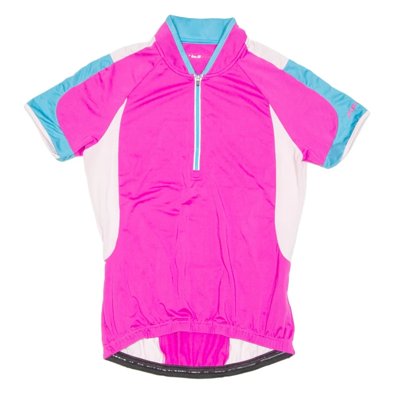 Cycling Womens Jersey Purple 1/2 Zip M