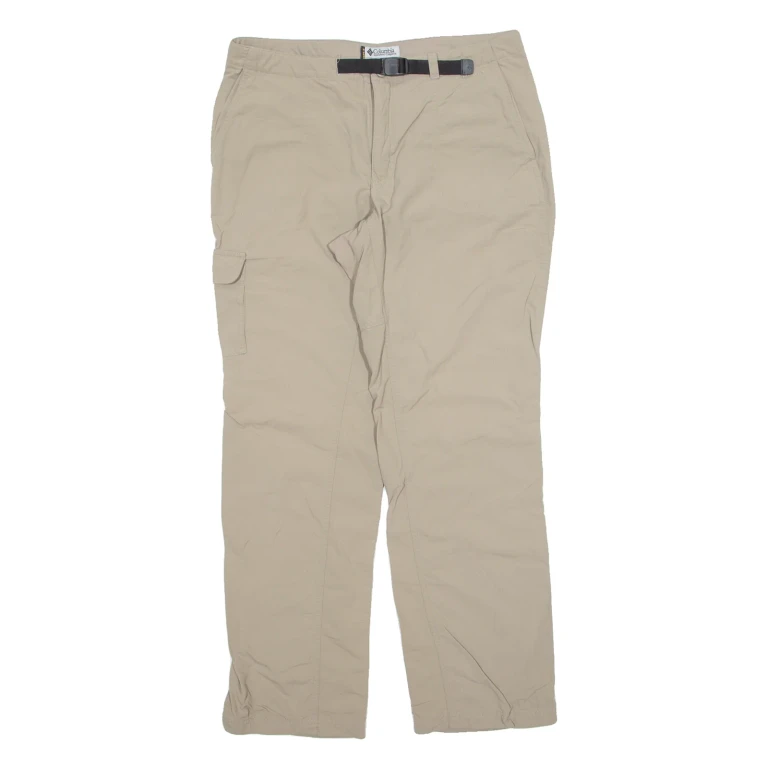 COLUMBIA Outdoor Womens Trousers Beige Regular Straight W32 L30