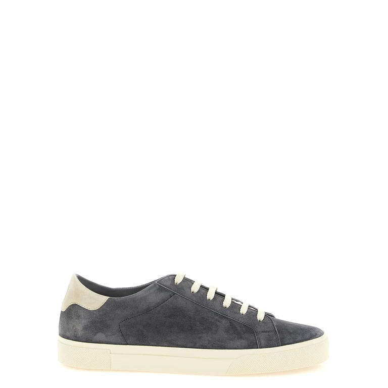 Gray Calfskin Sneakers - Men