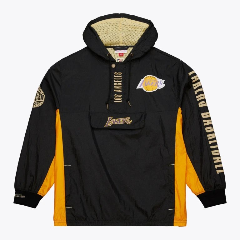 Men's NBA Team Og 2.0 Anorak Windbreaker Vintage Logo Lakers Windbreakers