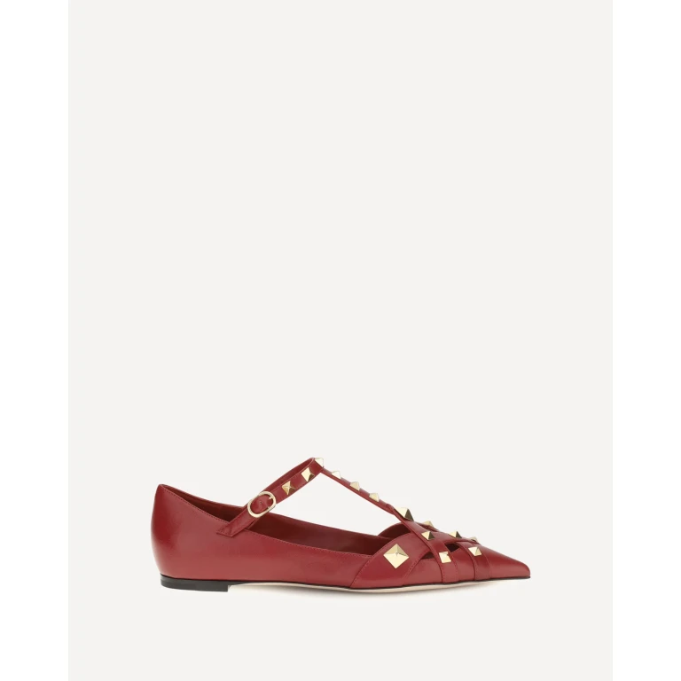 VALENTINO GARAVANI Studdy Ballerinas in kidskin Female 40