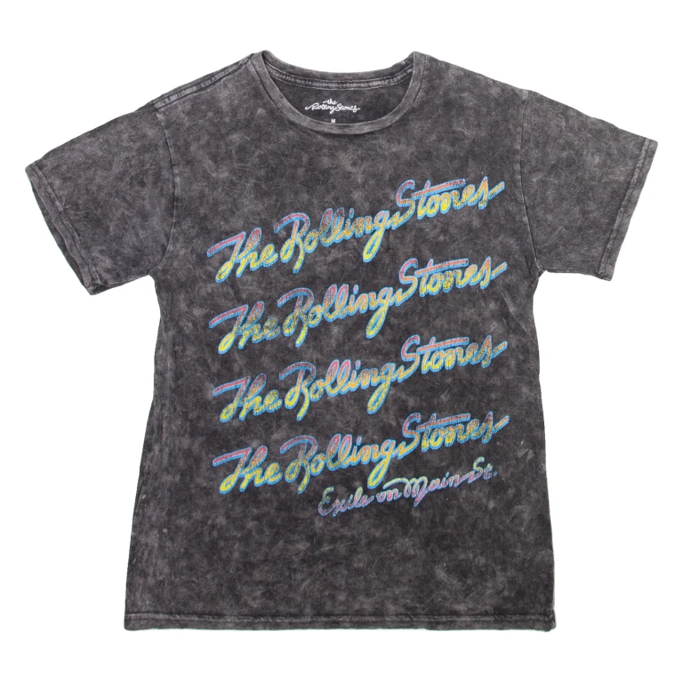 THE ROLLING STONES Womens Band T-Shirt Grey M