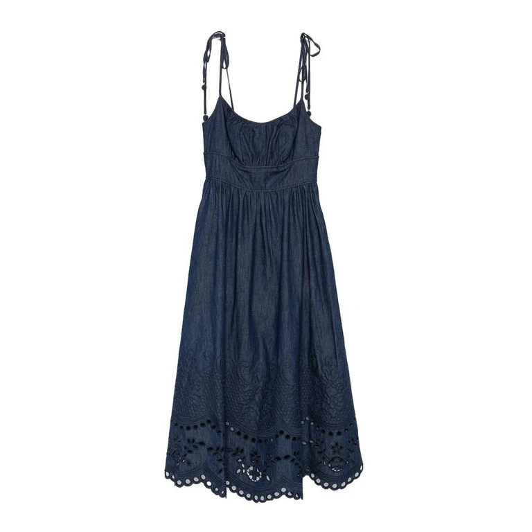 Robe Au Genou - Bleu (8319DSS263INK)