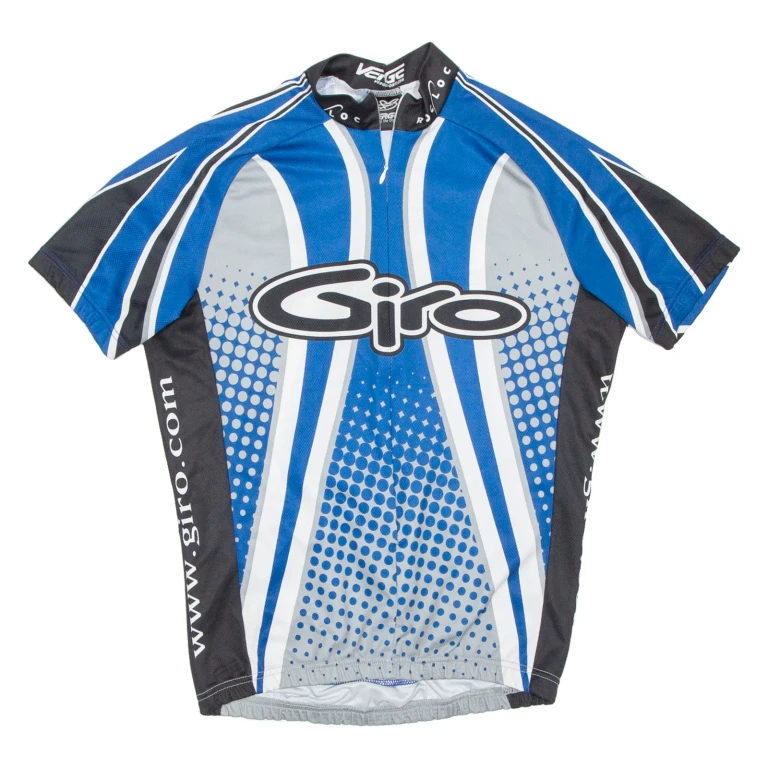 Cycling Mens Jersey Blue 1/2 Zip M