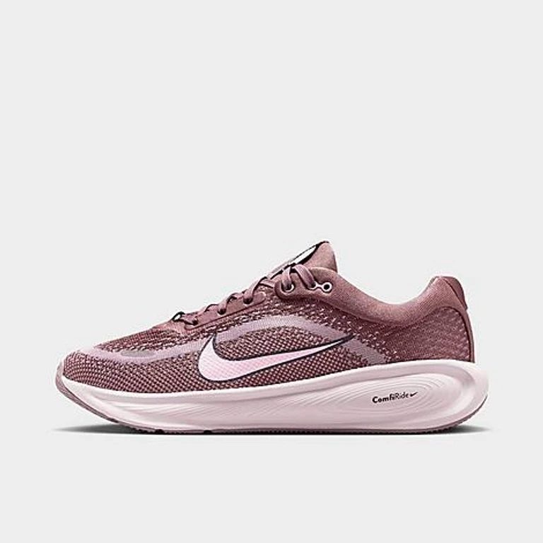 Nike Big Kids Stellar Ride Running Shoes in Tattoo/Pink Foam/Light Violet Ore Size: 3.5