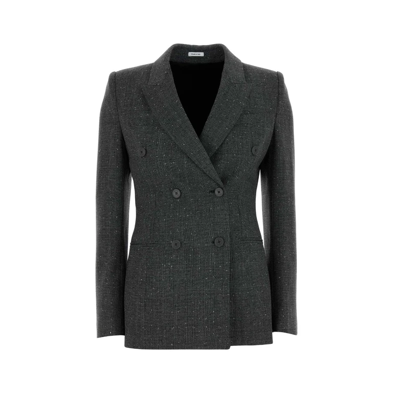 Alexander McQueen 857675qjafv 1080 Blackivory Exterior: Wool Lining: Cupro Giacche E Gilet