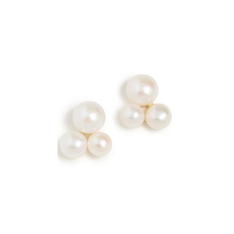 Pearl Bouquet Stud Pearl One Size