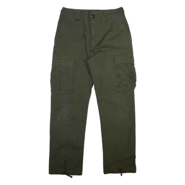NIKE Cargo Mens Trousers Grey Regular Straight W30 L28