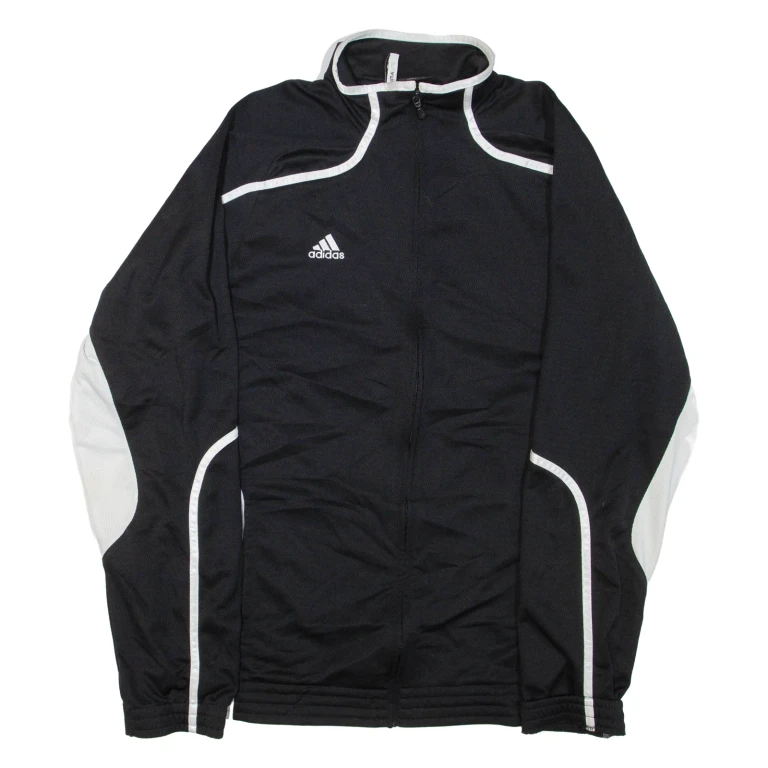 ADIDAS Mens Track Jacket Black L