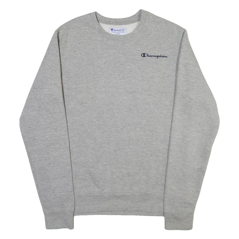 CHAMPION Mens Sweatshirt Grey S