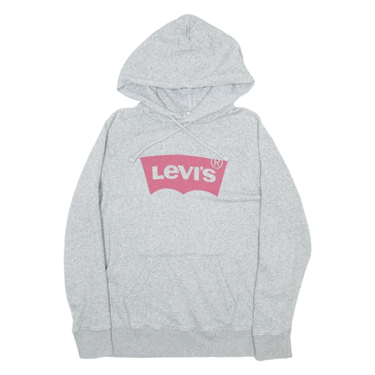 LEVI'S Mens Grey Hoodie S