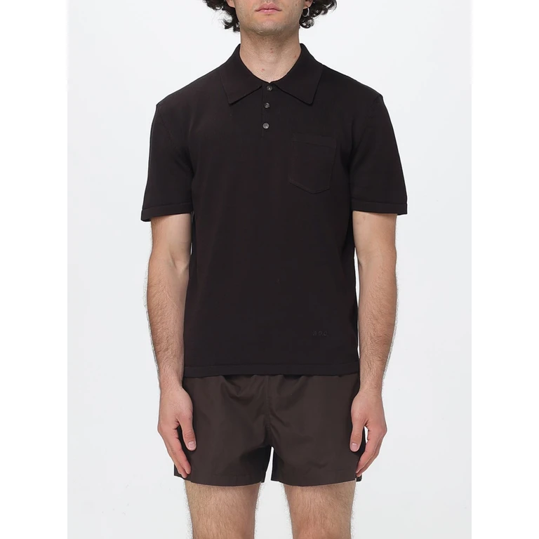A. P.C. Polo Shirt Men color Brown (COHNWH23478CAA)