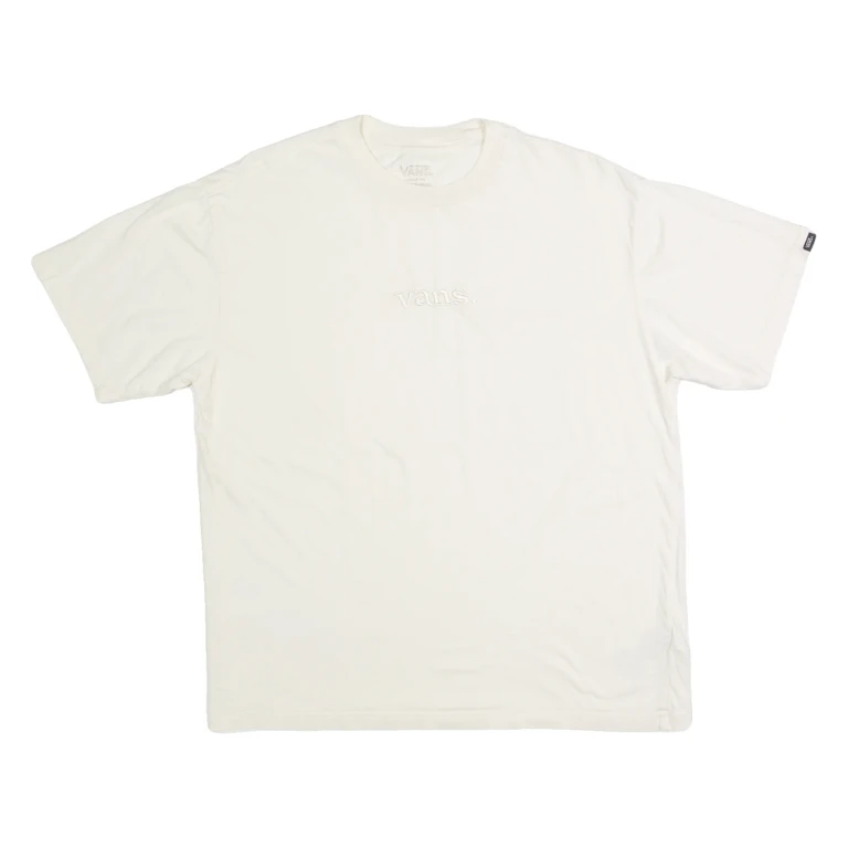 VANS Loose Fit Mens T-Shirt Cream M