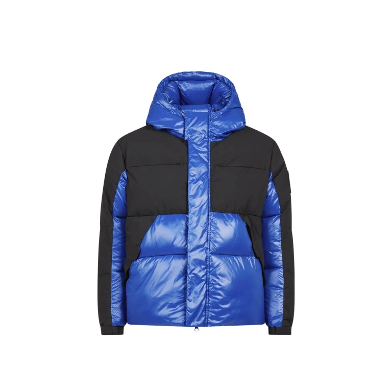 Luma Hooded Puffer Men Jacket Twilight Blue/Black