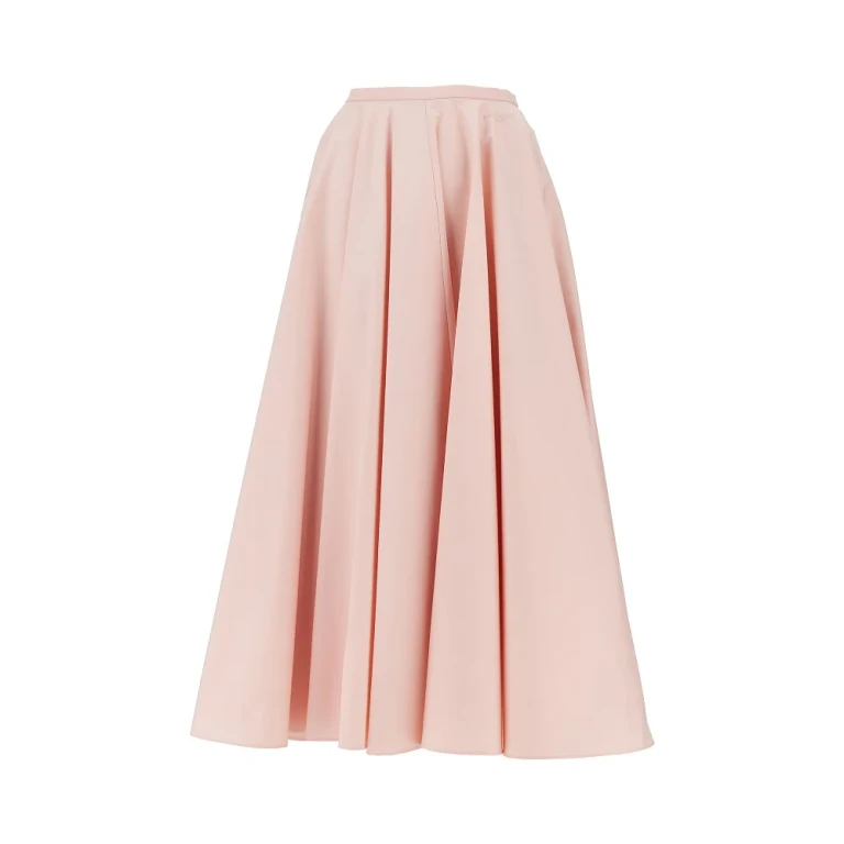 GIVENCHY Long circular Skirt in cotton poplin Female 38