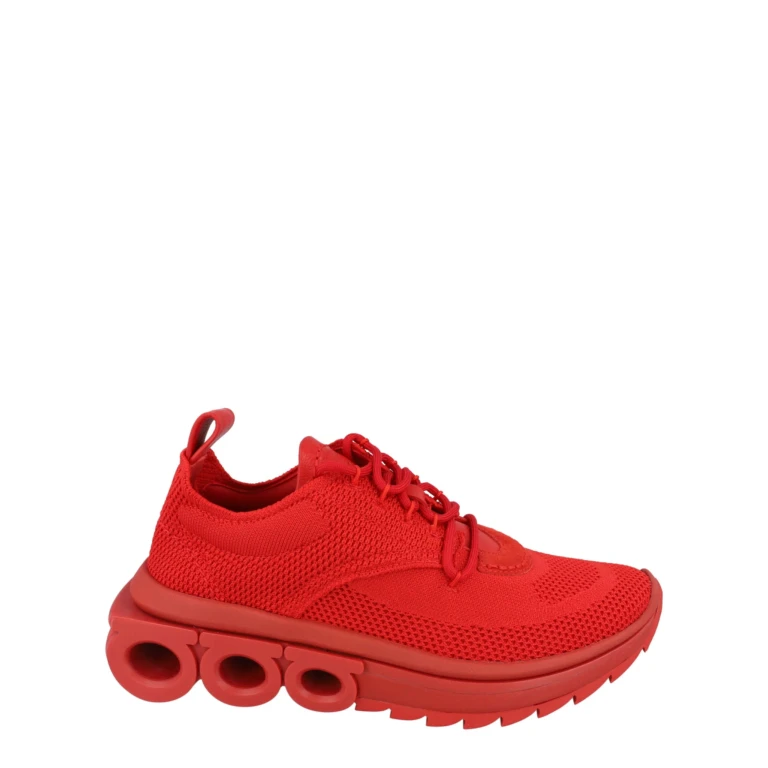 Nima Knit Gancini Low-Top Sneakers