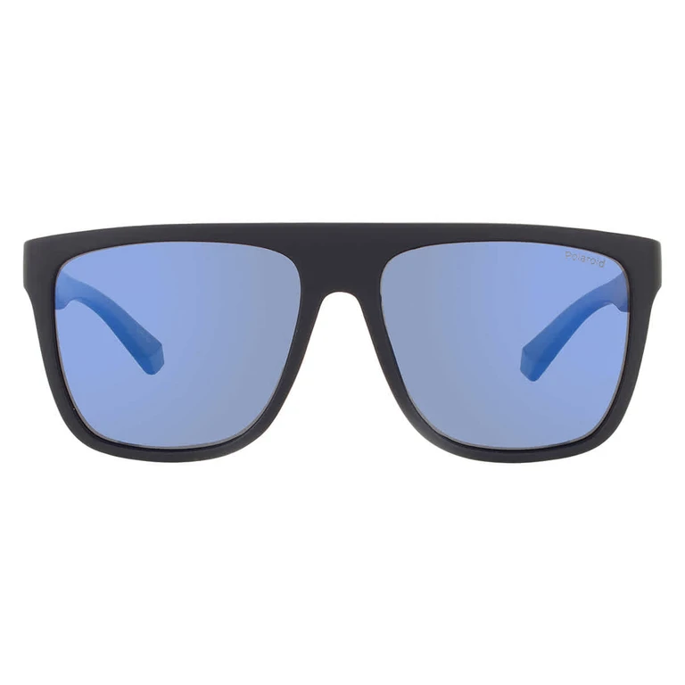 Polaroid Polarized Blue Mirror Square Mens Sunglasses PLD 2162/S 00VK/5X 56