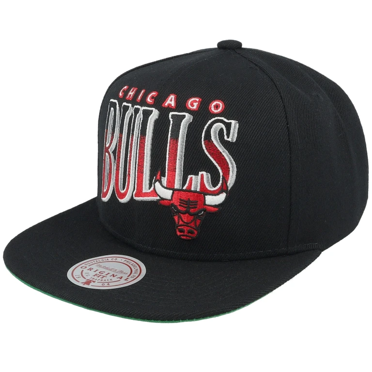 Men's NBA Line Work Snapback Bulls Snapback Caps