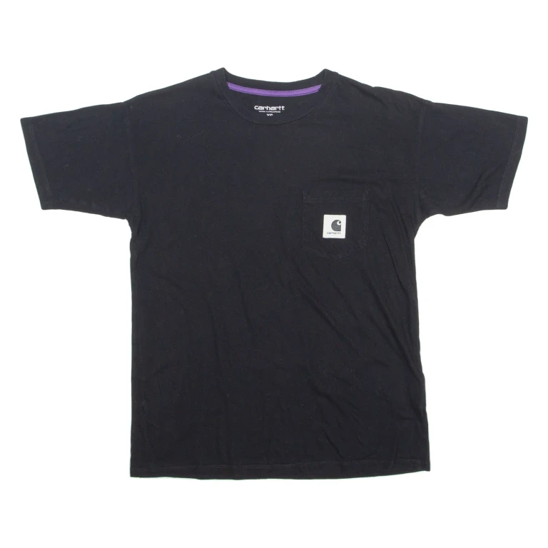 CARHARTT WIP Womens T-Shirt Black Crew Neck XS