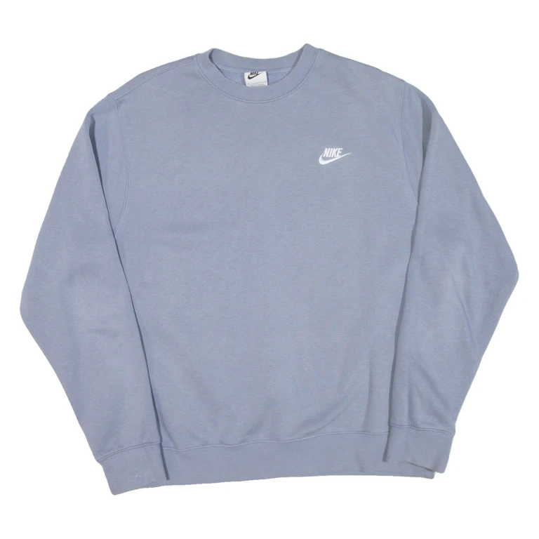 NIKE Womens Sweatshirt Blue M