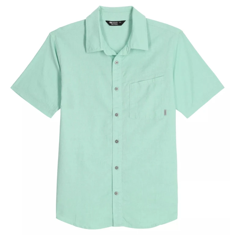 Men's Weisse Button Down Upf 30 Shirt