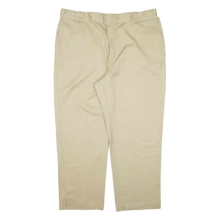 DICKIES Workwear Mens Trousers Beige Regular Straight W41 L30
