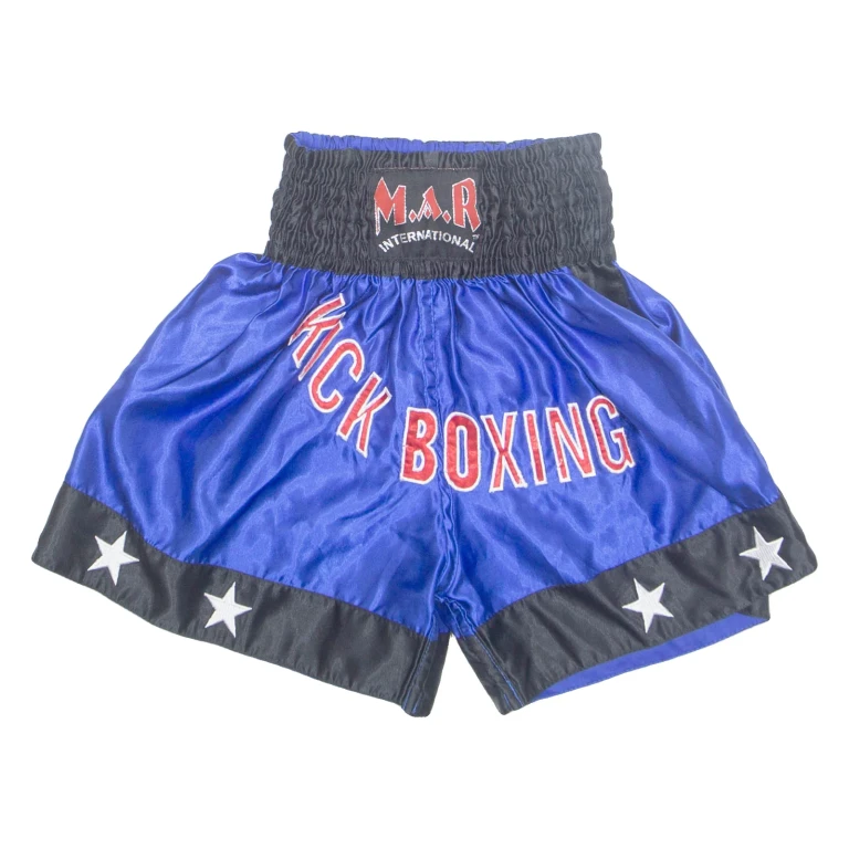 MAR Kickboxing Mens Sports Shorts Blue S W20