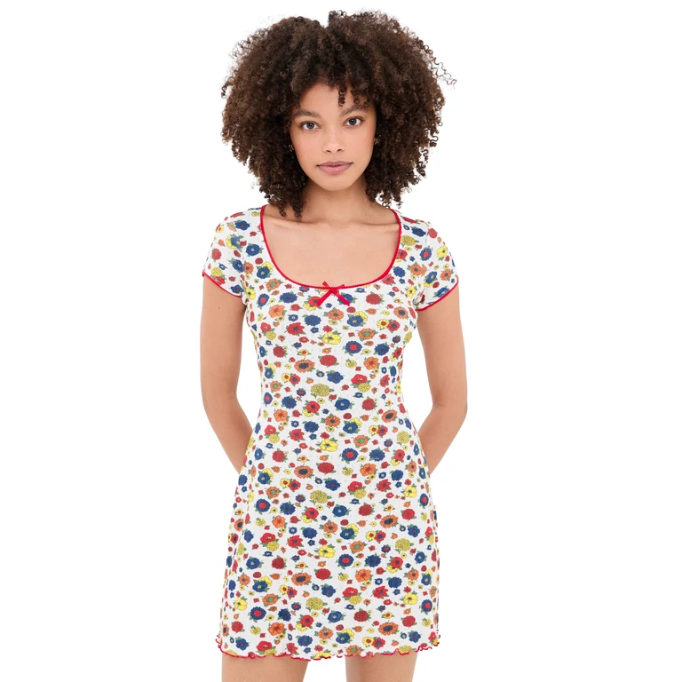 Lisa Says Gah Della Dress Primary Floral M