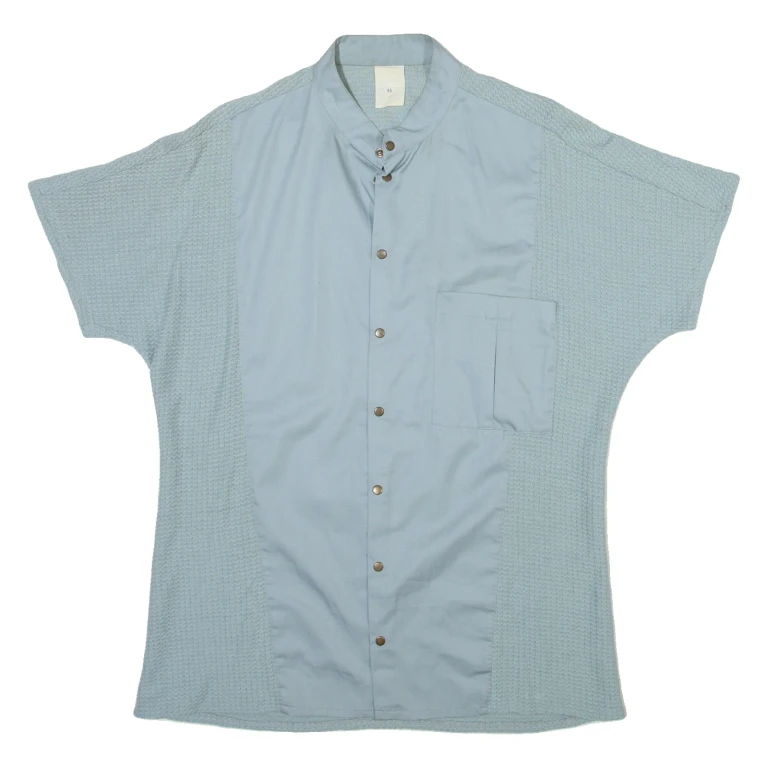 Mens Plain Shirt Blue M (GG1-280824-17455)