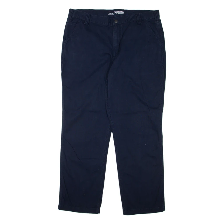 CARHARTT Workwear Mens Trousers Blue Relaxed Straight W40 L32