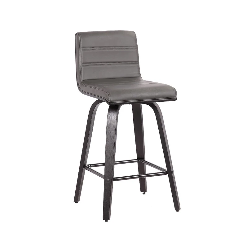 Vienna Gray Swivel Bar Stool