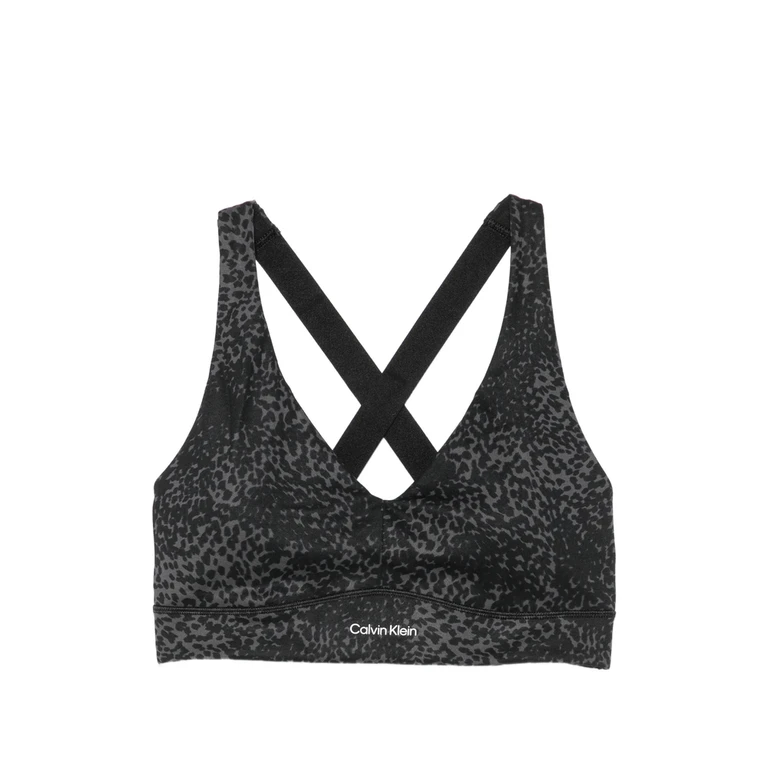Calvin Klein Sport Leopard-print Sports Bra