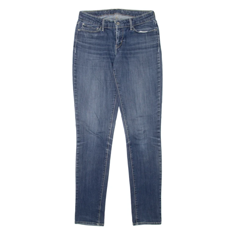 LEVI'S Womens Jeans Blue Slim Skinny Stone Wash W28 L32
