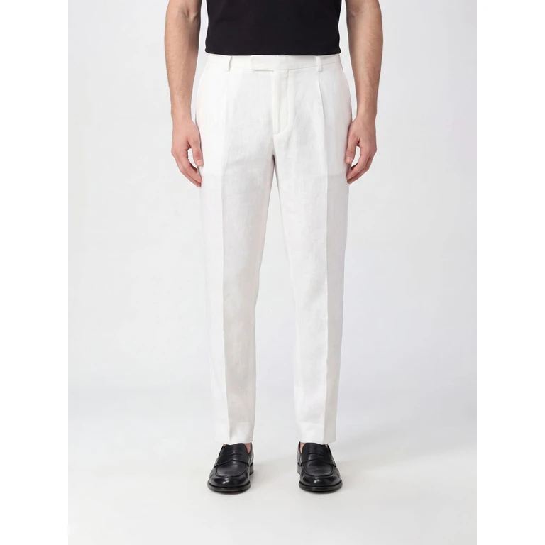 Slim Fit Tailored Trousers in 100% Linen (50561375100)