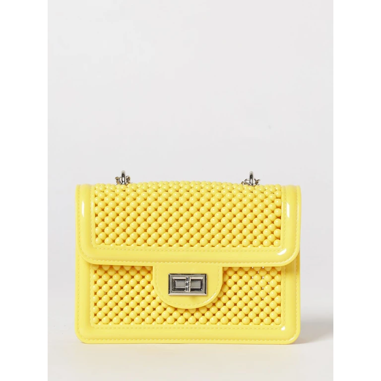 Girl's Rectangular Beaded Shoulder Bag with Metal Logo (17G00070610015)