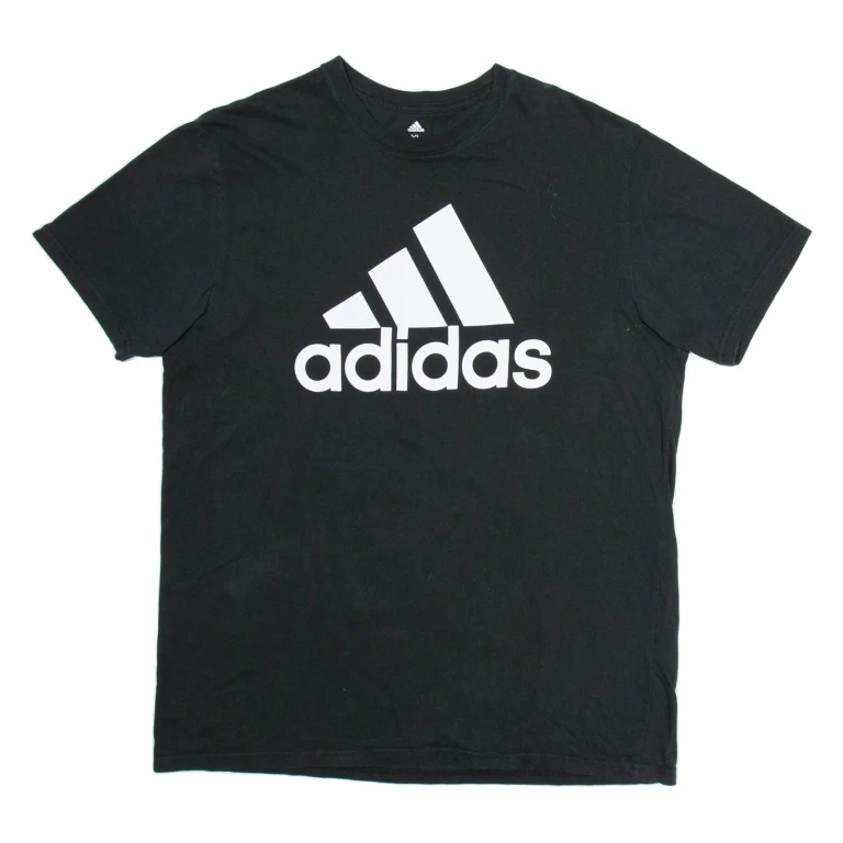 ADIDAS Mens T-Shirt Black XL