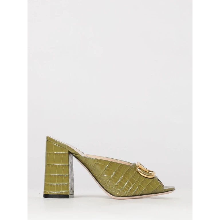 Heeled Sandal Woman color Green (W0S0NW6LUR03D)