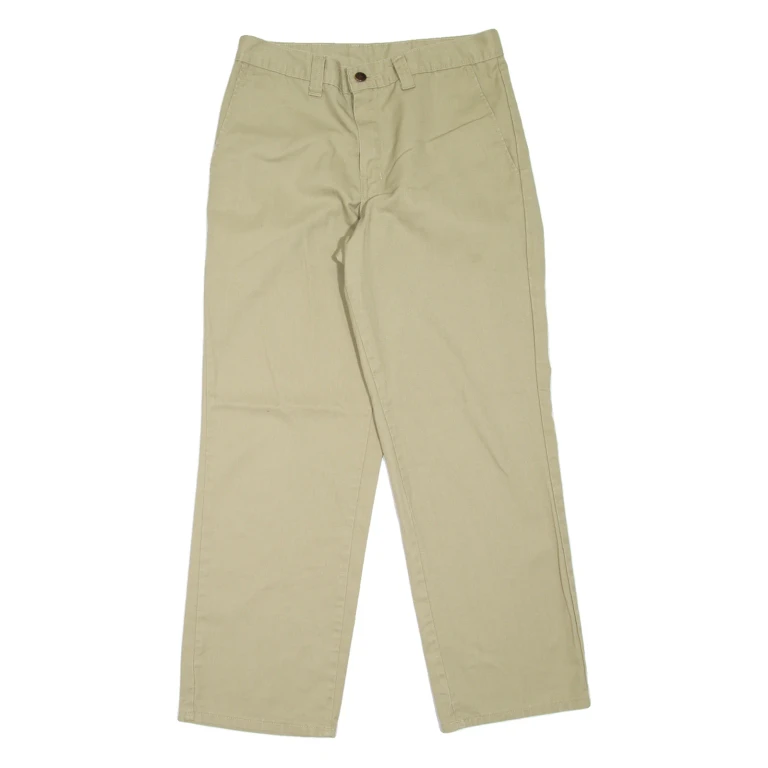 DICKIES Workwear Mens Trousers Beige Regular Straight W30 L30