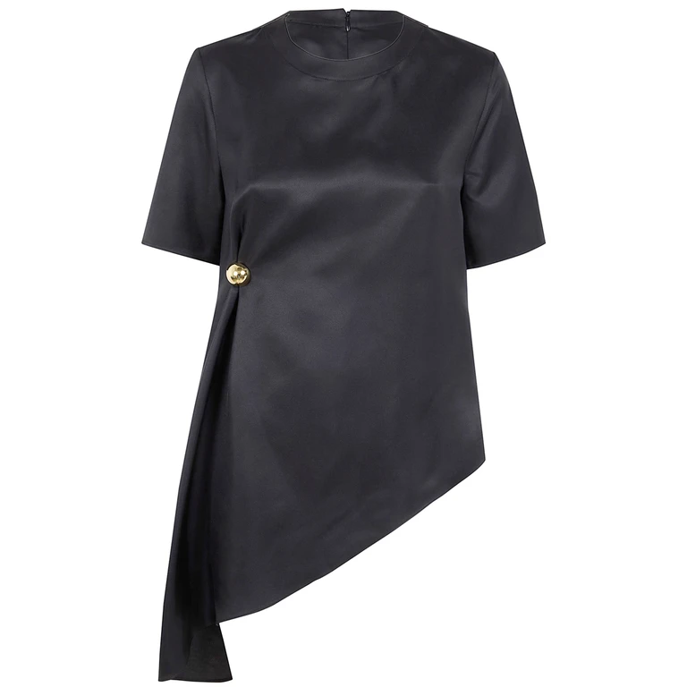 LOU LOU DE SAISON "Madea" Draped Asymmetric Top