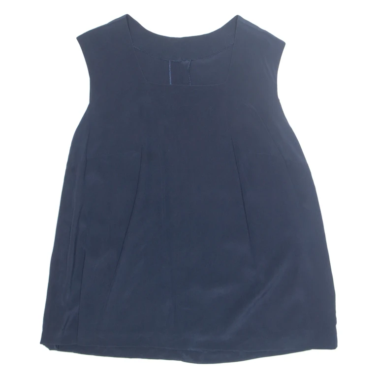 Womens Top Blue Sleeveless L