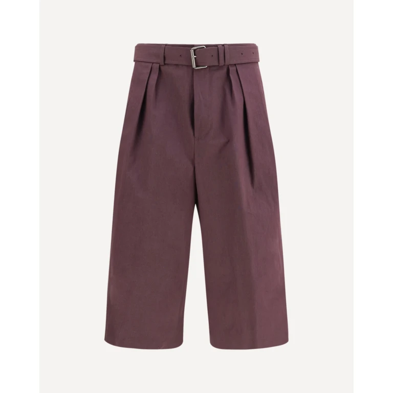 Short en popeline de coton Dries Van Noten (Taille 50)