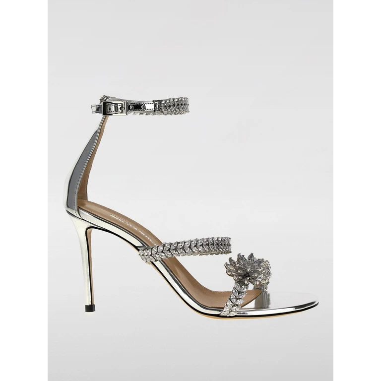 Heeled Sandal Woman color Silver (R25S091295SPESLV)