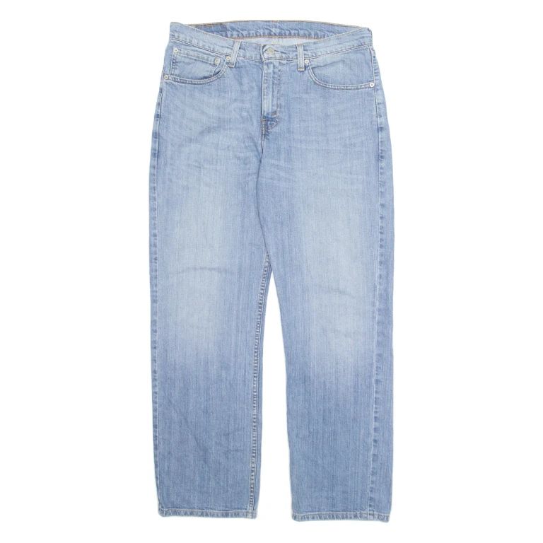 LEVI'S 751 Jeans Mens Blue Regular Straight Stone Wash W33 L30