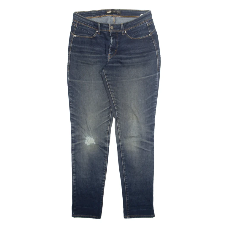 LEVI'S Womens Jeans Blue Slim Skinny Stone Wash W29 L32