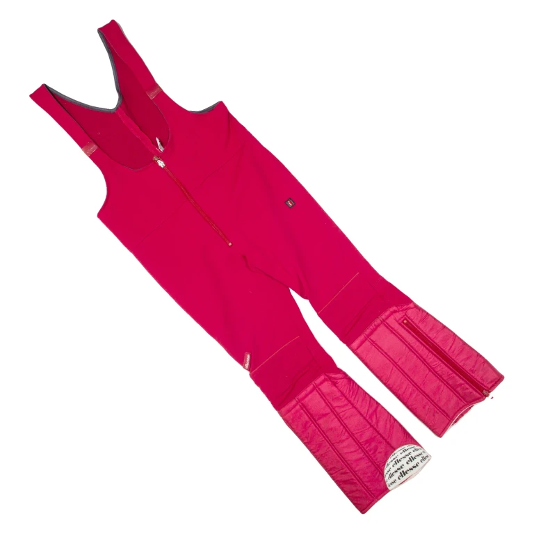 ELLESSE Snow Sports Womens Overalls Pink Regular Wool M W34 L26