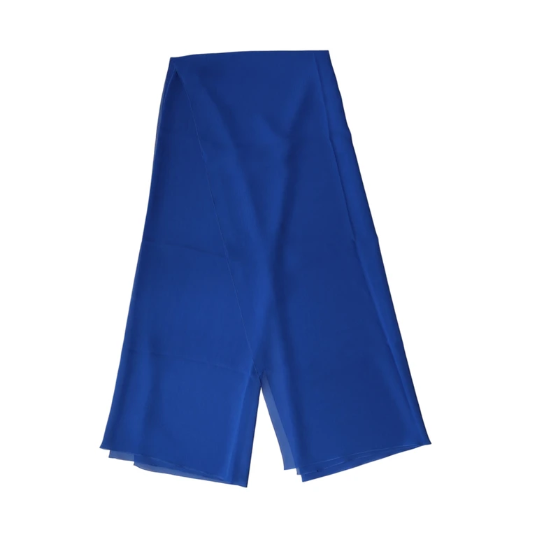 Dolce & Gabbana Blue Silk Stole Neck Wrap Shawl Men Scarf - Men